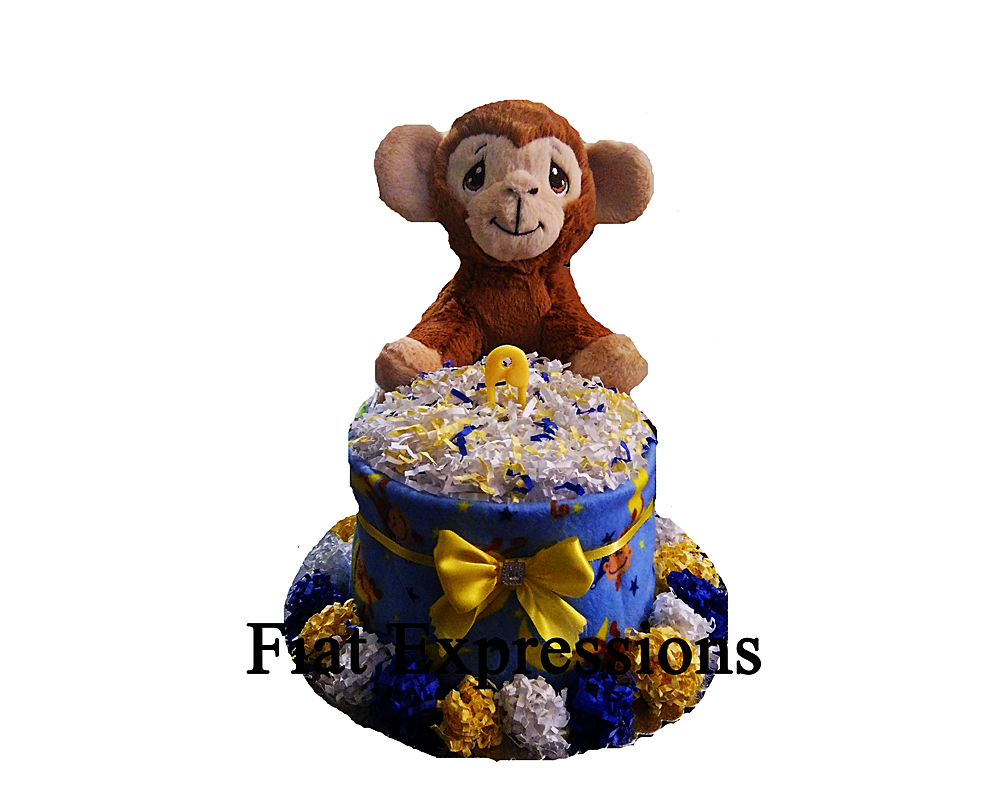 Order Whimsical Monkey Face Designer Cake Online, Price Rs.1295 | FlowerAura