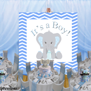 Blue Elephant Baby Shower Centerpieces Archives Fiat Expressions