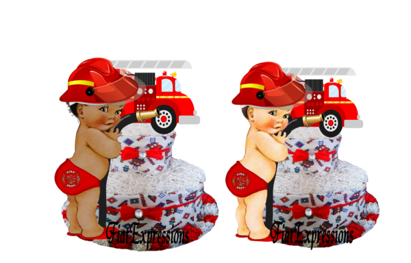 Fiat Expressions Fireman Diaper Cake
