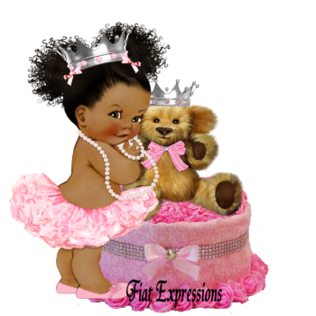Fiat Expressions Princess Paisley Pink Silver Teddy Bear Diaper Cupcake
