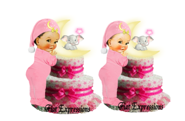 Fiat Expressions Pink Twinkle Twinkle Little Star Diaper Cake
