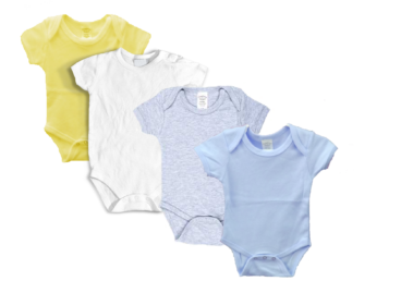 Fiat Expressions Blue & Yellow Baby Bodysuit