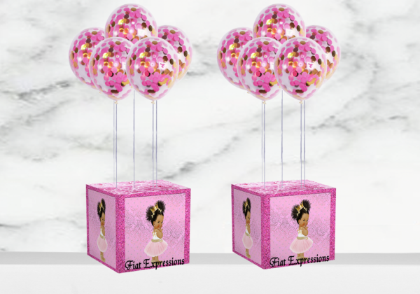 Fiat Expressions Princess Pink Baby Shower Balloon Centerpieces