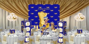 Fiat Expressions Prince Crowns Baby Shower Decorations Kit