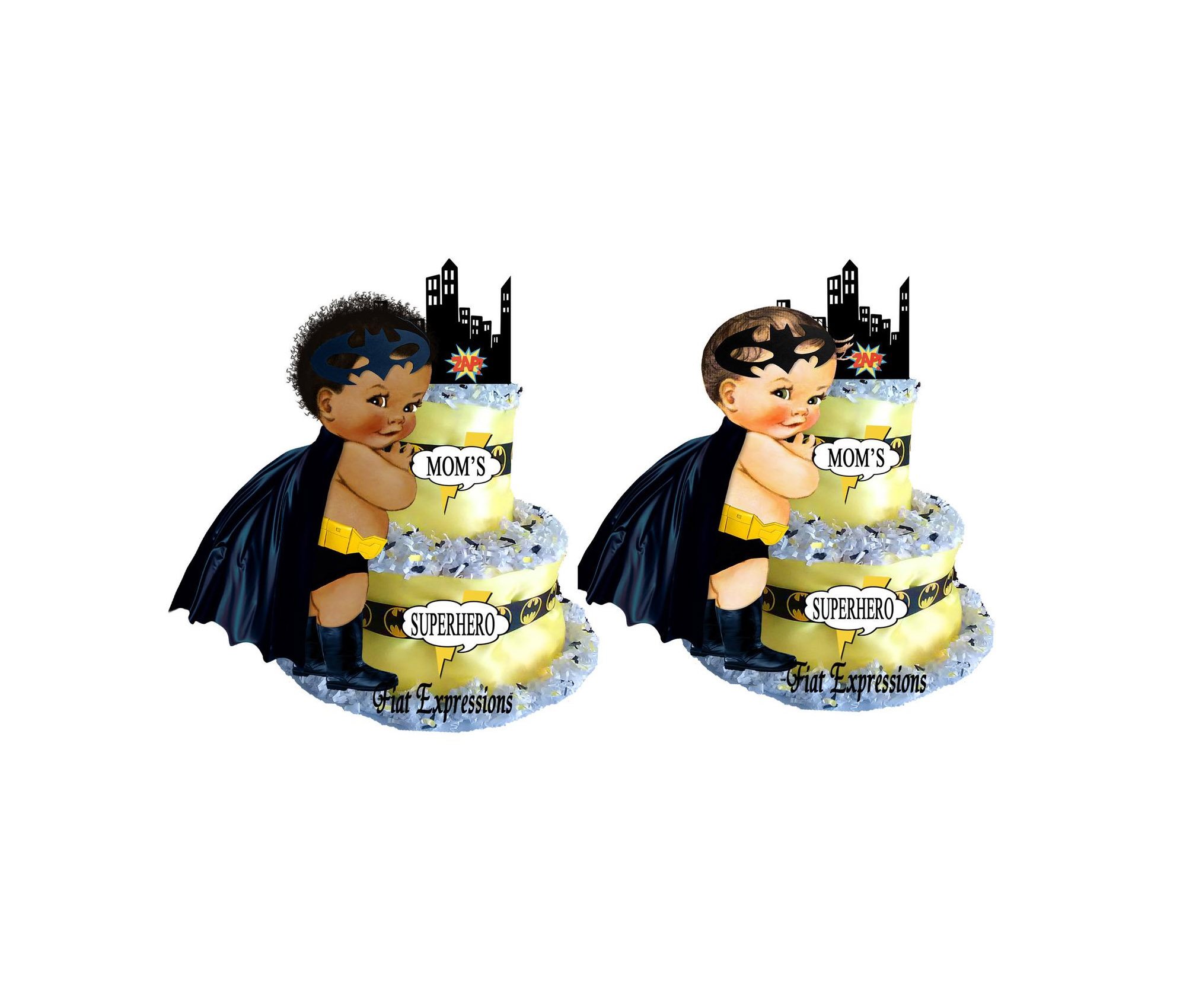 Superhero sales diaper cake