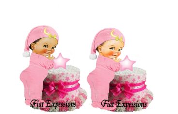 Fiat Expressions Twinkle Star Pink Diaper Cupcake
