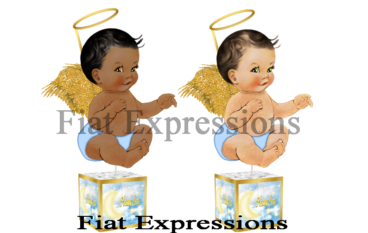 Heaven Sent BOY Baby Shower Decorations